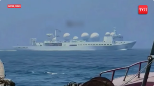 China-Marine/ Radar-Aufklärungs-Schiff Liaowang-1 platziert/ China mit Strategischer Voll-Übersicht