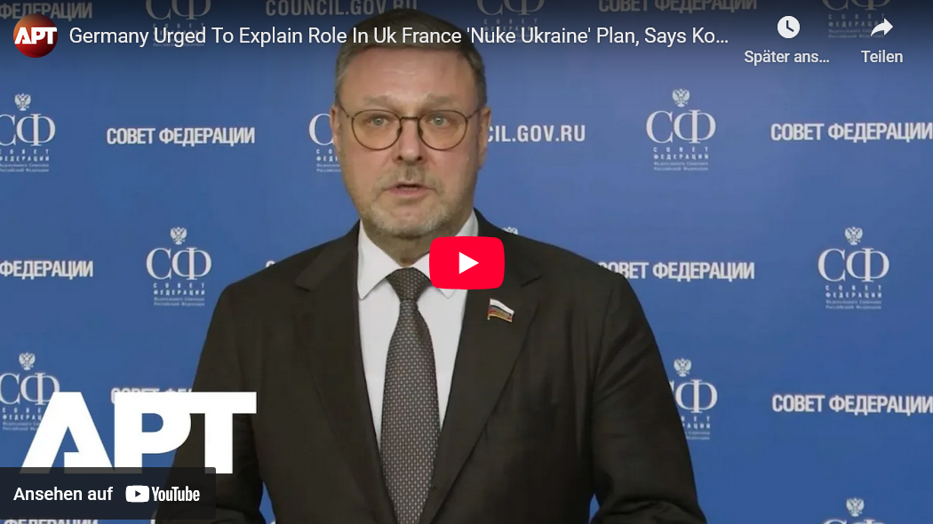 RUS fordert Aufklärung: Wollen UK+FR Atowaffen an Ukraine liefern?/ Japan kann binnen 6 Monaten Atombombe haben