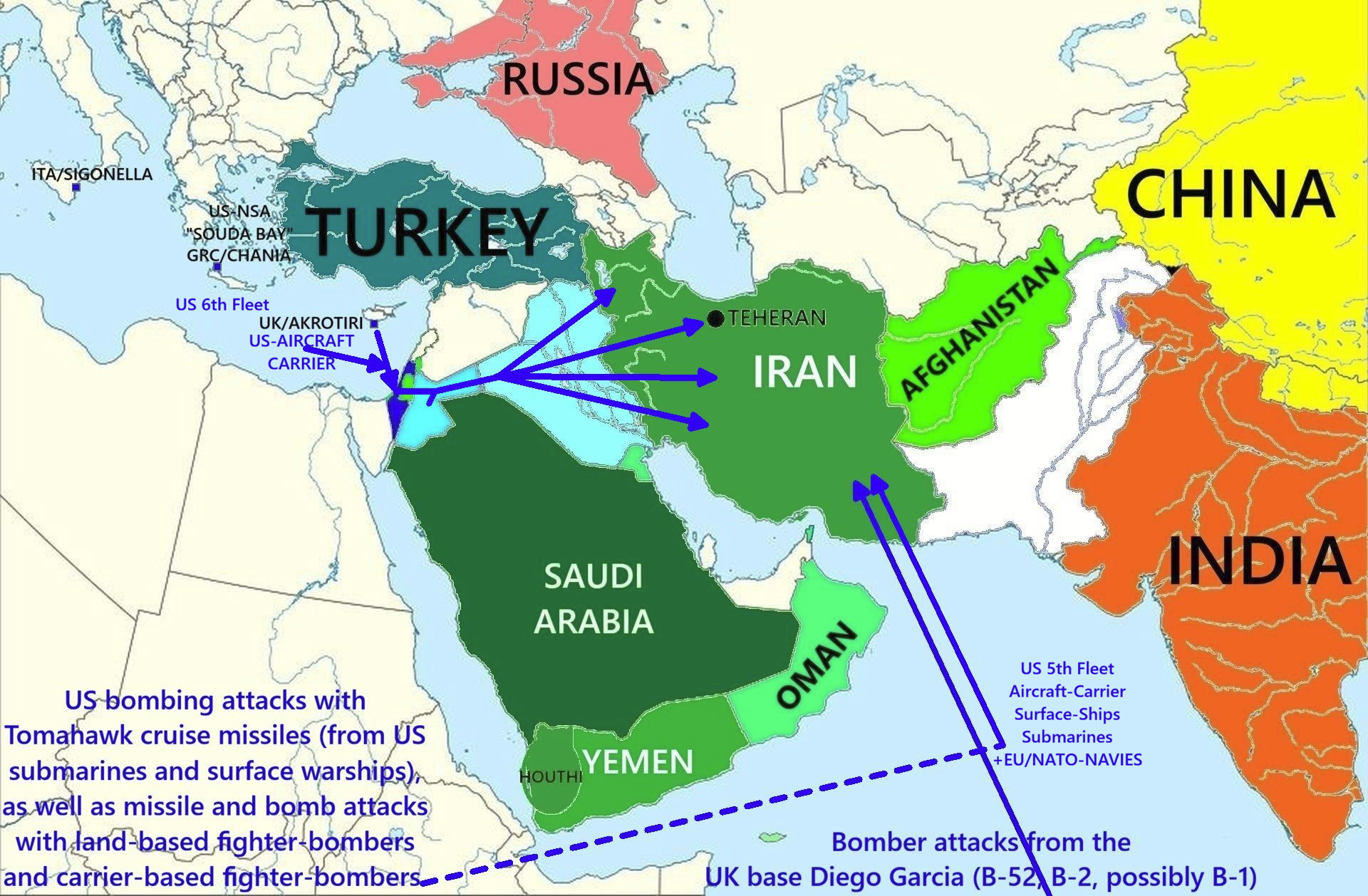 USA/Angriffs-Szenarien gegen Iran: Was tun wenn unsichtbar (=stealth) nicht unsichtbar ist<?