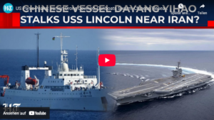 Vor Iran-Küste: IRN+RUS+CHN-Schiffe im Meeres-Raum mit US-Armada