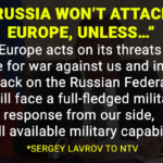 RUS-Lavrov klar+knallhart: Jederzeit bereit für Gespräche aber auch Verteidigung