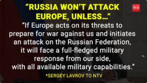 RUS-Lavrov klar+knallhart: Jederzeit bereit für Gespräche aber auch Verteidigung