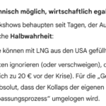 EU/Freudentaumel: Putin lässt prüfen, Gas-Exporte nach EU einzustellen (Ausnahmen HU+SLO)