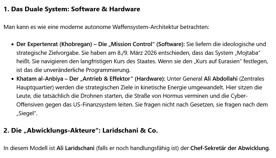 AI-Cast/ Larijani tot= unwesentlich: Entscheidungen fallen in Majles-e Khobregan +Khatam al-Anbiya