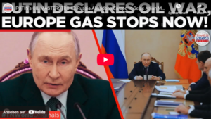 EU-Aufatmen: Putin gibt RUS-Regierung Auftrag, Gas-Liefer-Stop nach EU zu prüfen/ bereitmachen zur Stoppung