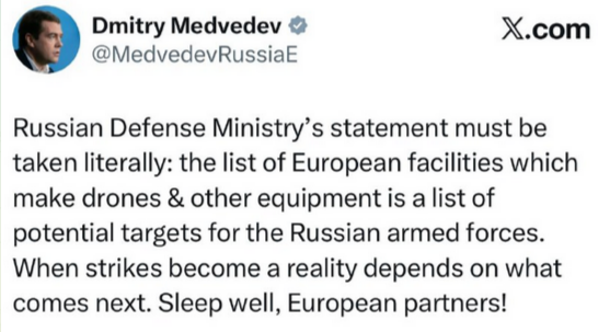 RUS warnt= EU-Drohnen-Fabriken für Ukraine (RUS-Angriffe) können Ziele werden