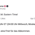 Trump fixiert Ultimatums-Frist: Mittwoch 02:00 MESZ