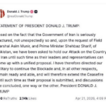 Trump verlängert Iran-Waffenstillstand mit Zeitrahmen unklar/ Iran hält (momentan) still