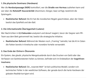 Gläserner Waffenstillstand: Iran=freie Fahrt (+Maut), USA=Handlungsunfähigkeit/ +General-Lage