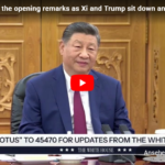 Trump bei Xi / Video-Clips von China-Nachrichtensendern auf Englisch +Mandarin
