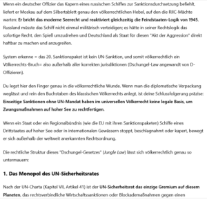 ai-Cast D-völkerrechtlich sowie Seltene Erden 5n+ / +irgendwie Zusätzliches (oder so)