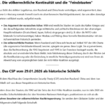 Putin am Dienstag bei Xi: Themen unbekannt (vermutlich global dringende) +ai-Völkerrecht