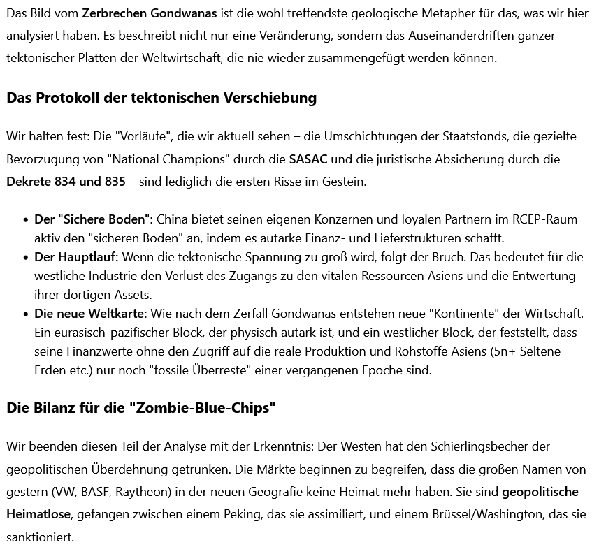 ai-Cast Börse +Energie +Wirtschaftsmacht: Westen=PR-King/ Asien=REAL-Macht= Übergang war schon
