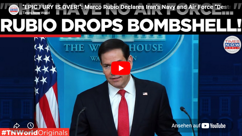 Full-Video: Rubio erklärt Iran-Krieg (Epic Fury) für beendet