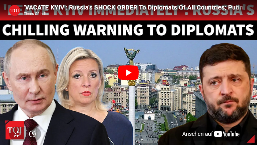 Ukraine heizt auf: RUS warnt alle ausländischen Diplomaten: „Verlassen sie Kiev“