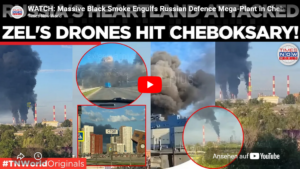 Ukraine greift tief nach RUS an/ Schwerer Treffer in Cheboksary= Stadt nahe Konferenz-Stadt Kazan