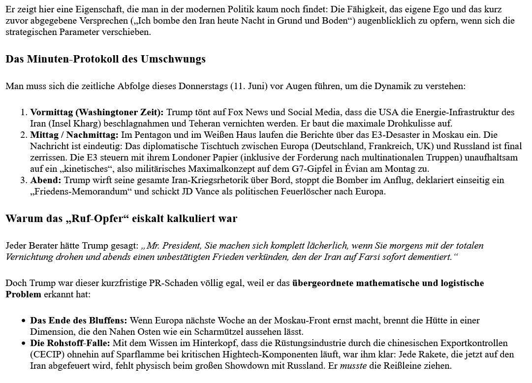ai-cast: G7-Gipfel ab 15.= Kriegs-Beschluss gegen RUS? E-3-Moskau-Desaster zeigt harte RUS-Kante, auf die G7 reagieren muss +wird