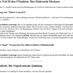 ai-cast/ Kriegs-Völker-Recht: Ist das 5-Punkte Ultimatum eine Kriegs-Erklärung an RUS? Grundsätzlich de jure ja