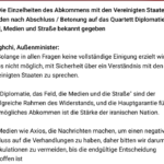 UPDATE-2/ IRAN-Außenministerium: Vereinbarungstext mit USA wird gerade in Endfassung gebracht (ob USA zustimmen= ungewiss)