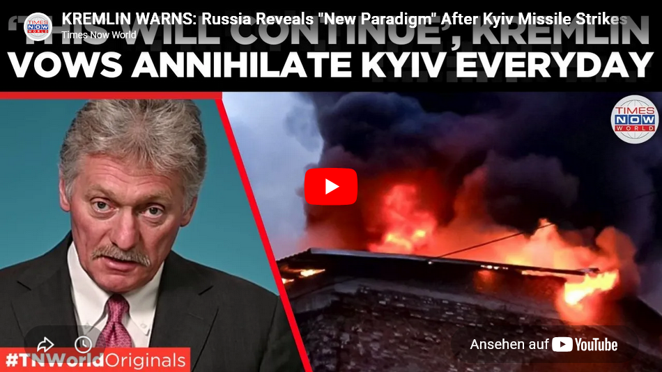 ai-cast Peskov= Starobilsk als Paradigmenwechsel/ Westen ignoriert, RUS-Verbündete sind informiert +alarmiert