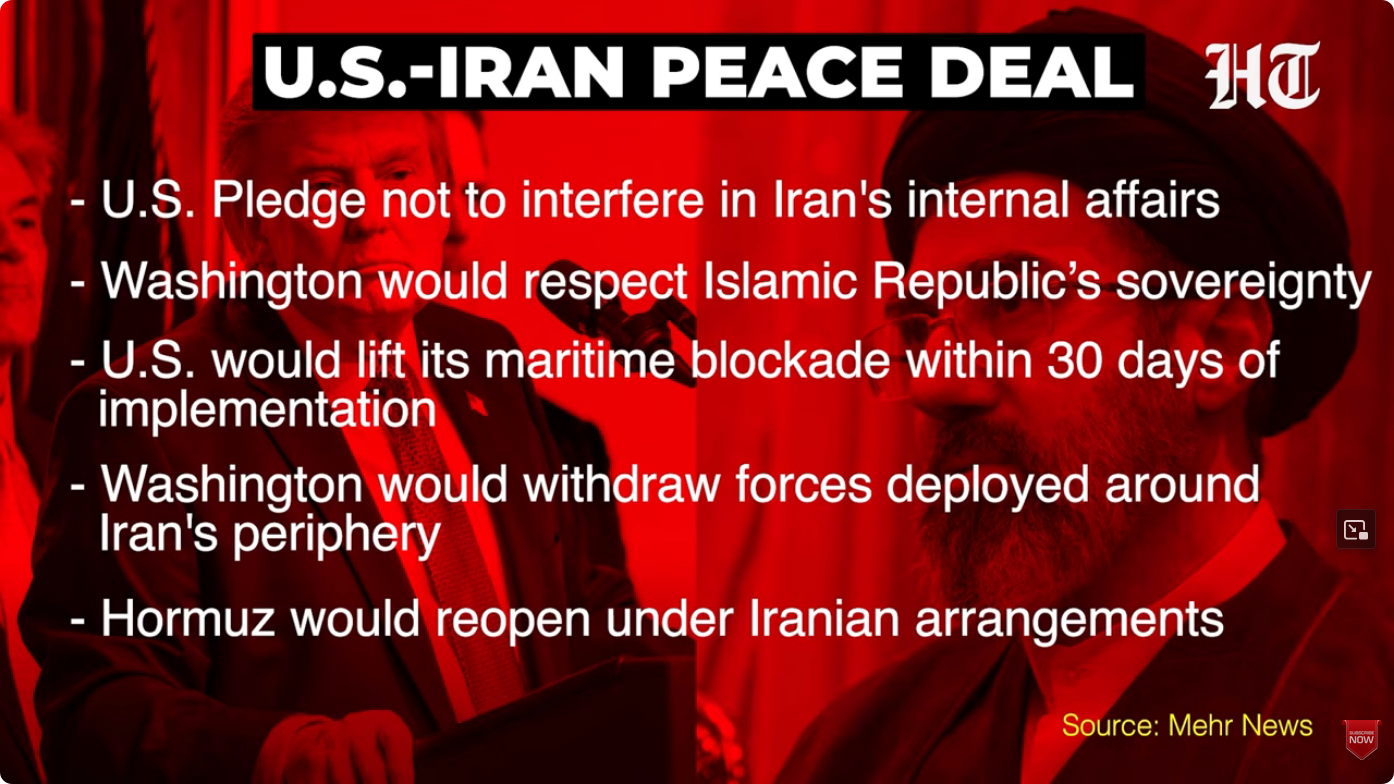 ai-cast zu (möglichem) Text des USA-Iran-60-Tage-Waffenstillstands-Memorandums/ Israel dann isoliert?