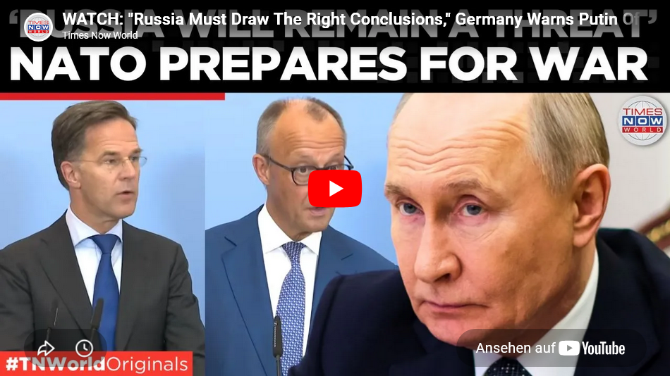 Clip: Scharfe Warnung Deutschlands/ Merz an Moskau: RUS hat sich zu fügen, oder Konsequenzen zu tragen