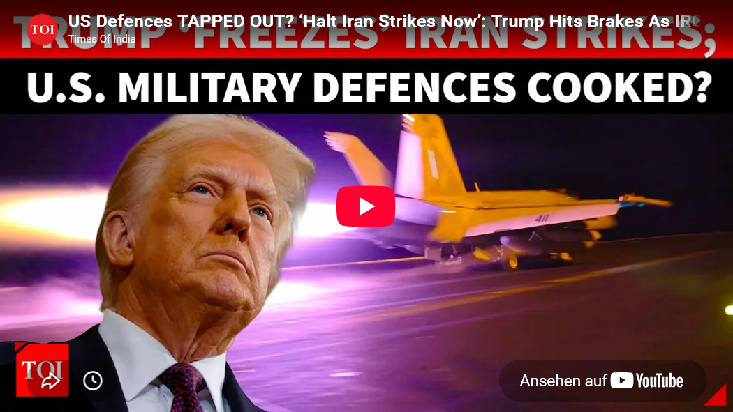 ai-cast +Clip: Trump verfügt Angriffs-Pause gegen Iran/ Iran sieht keinen Grund, seine (Gegen-) Angriffe einzustellen