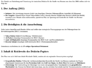 mini-ai-cast: US<>IR Geheimverhandlungen wegen Hormuz-Abwicklung? Höchst unwahrscheinlich (Hormuz-Plan ist 15 Jahre alt)
