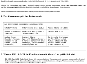 US-Chip-Giganten (Intel, NVIDIA, etc.)= gekillt durch Notice 46 (Absatz 2)-? Dekret 72 sperrt bis 27. Nov.= dann wird es heftig