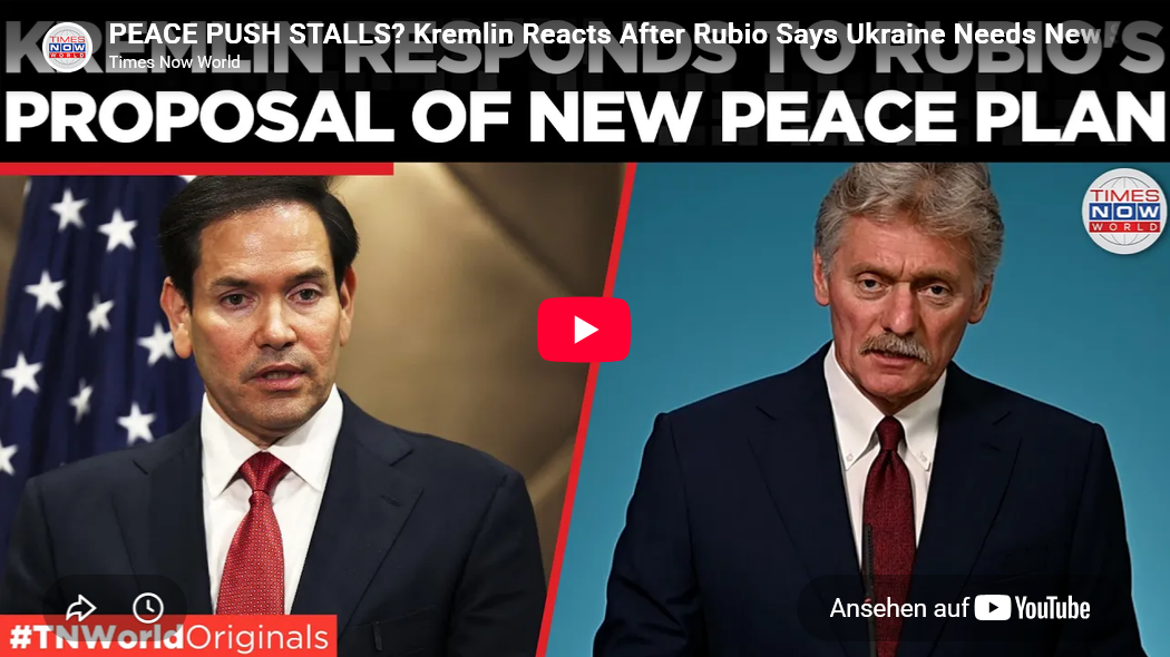 mini-ai-cast: Peskov antwortet Rubio auf dessen „neue Konzepte“-Forderung mit präziser völkerrechtlicher Vorbehaltserklärung (allerdings wie immer locker-lässig dargebracht)