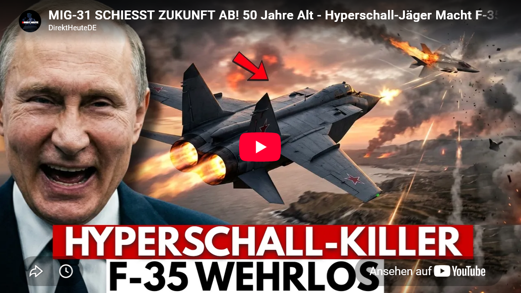 Clip zur MiG 31= haben die West-Planer Antworten auf diese Waffe (die als MiG 41 modernisiert kommt)