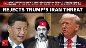 ai-cast +Clip/ CHN weist US-Sanktionsdrohungen wegen IRN zurück/ Trilateral-Pakt (RU+IR+CN) wird eingehalten
