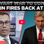 RUS-Peskov zu Stubb: Angehöriger der Kriegspartei (=völkerrechtlich Belligerent)
