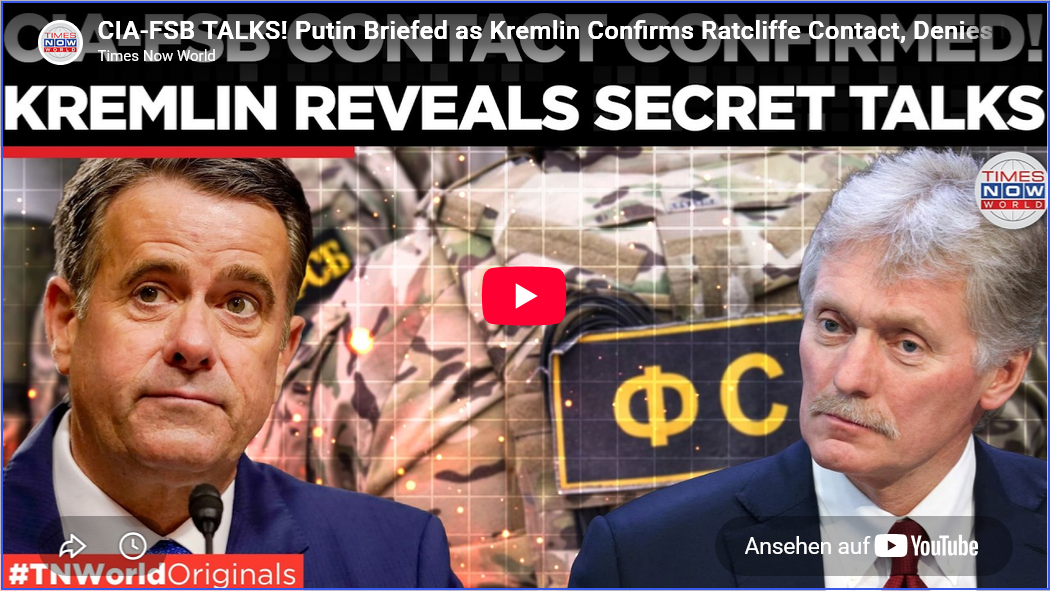 RUS-Peskov zum Radcliff-Besuch: Keine Inhalte veröffentlicht, Treffen mit RUS-FSB-Chef bestätigt