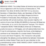 US-Öl-Deal mit Venezuela: 65 Milliarden Barrel unter US-Kontrolle/ =nach dem Verlust von Nah-Ost braucht es neue US-Öl-Strongholds