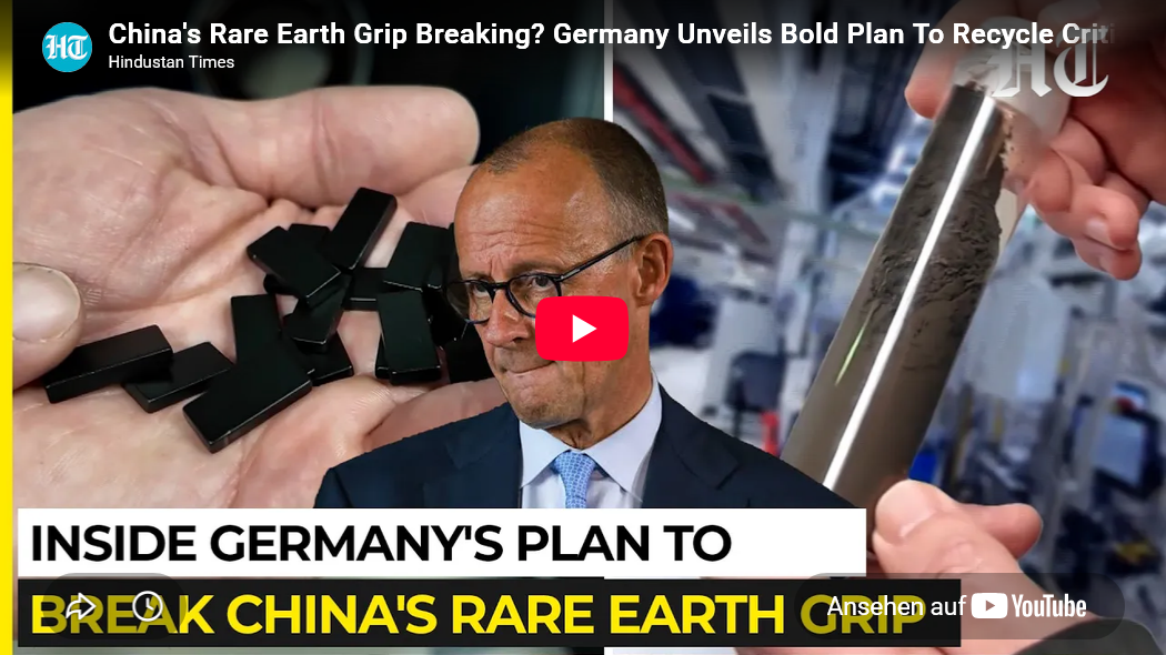 ai-cast +Clip: Deutschland will CHN-Selten-Erde-Dominanz mit Recycling brechen: BlaBla für Gläubige (Technisch bei REE-5n+ nicht machbar