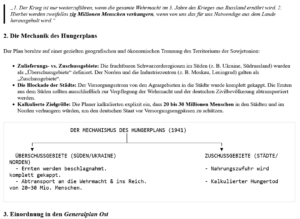 ai-cast: Deutschlands Vernichtungspolitik= 6 Mio. Juden= thematisiert, 27 +30 Mio. Sowjets= NICHT thematisiert, Japans Vernichtungspolitik= 35 Mio. Chinesen= NICHT thematisiert