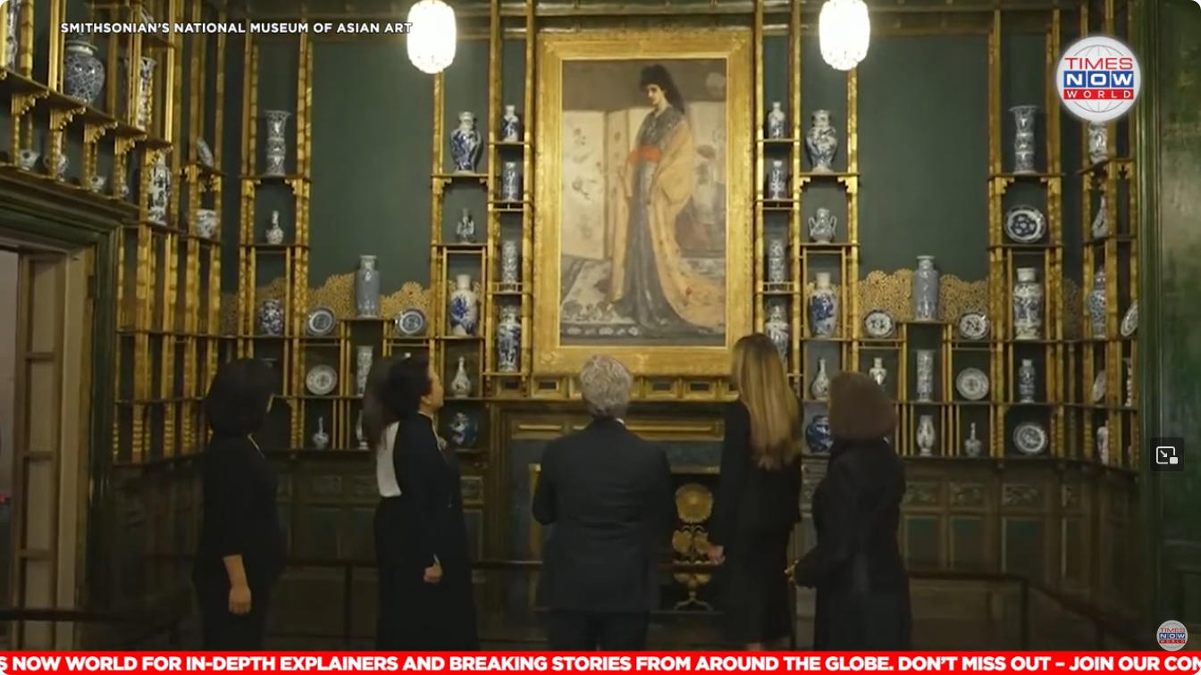 ai-cast/ Ladys-war= Melania Trump gegen Xi-Gattin: Bild aus alten Zeiten, als Botschaft, die sehr unterschiedlich aufgefasst wurde