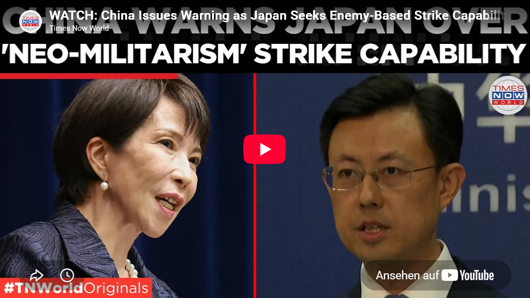 ai-cast +Clip/ JPN kündigt weitere Rüstungsschritte an, CHN warnt= was in Europa 25 Jahre dauerte, dauert in Asien 2,5 Jahre?