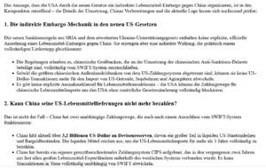 ai-cast / CHN kommt wegen Lebensmittel-Embargo in Überlebenskampf/ „entweder die oder wir“