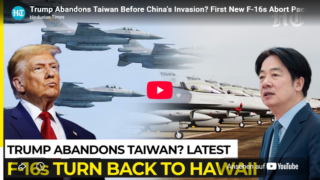 USA stoppen F-16-Lieferung nach Taiwan= CHN-Blockade-Drohung als Grund für Lieferstopp (der bereits voll von Taiwan bezahlten) Flugzeuge?