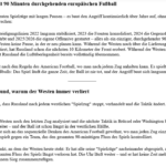 US+EU spielen American Football, CN+RU spielen Euro-Fußball: Sequenzen verlieren gegen Dauer-Ablauf