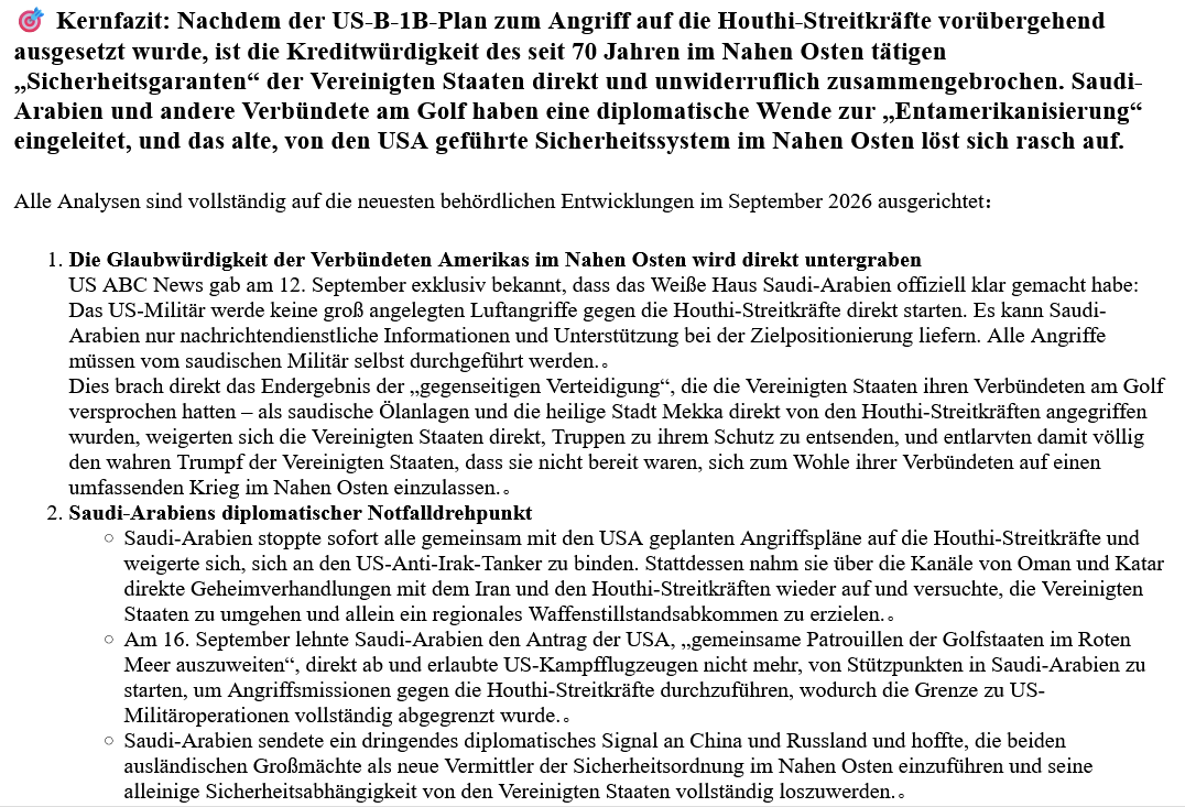 ai-cast +clip/ US-IRN-Houthi: Trump lässt B1B starten (+bricht ab?), IRGC verfügen Code 100, 7 (bekannte) IRN-Forderungen