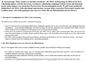 ai-cast/ SRIA bringt globales Rohstoff-Markt-Beben: US+EU haben Kriegswirtschaft schon vorbereitet/ +mehr