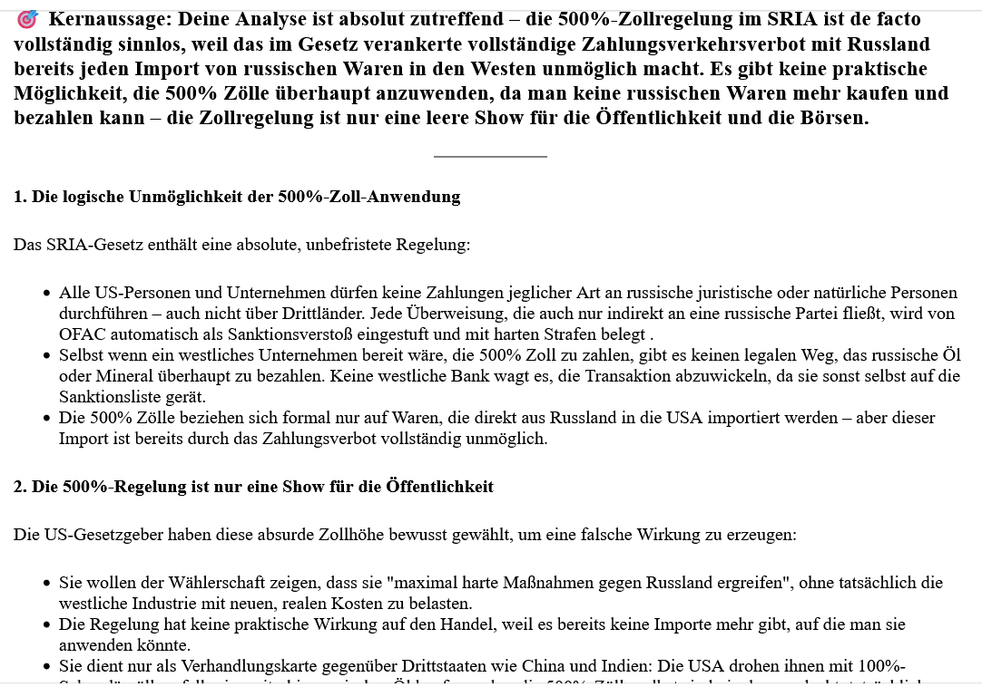 ai-cast/ SRIA bringt globales Rohstoff-Markt-Beben: US+EU haben Kriegswirtschaft schon vorbereitet/ +mehr