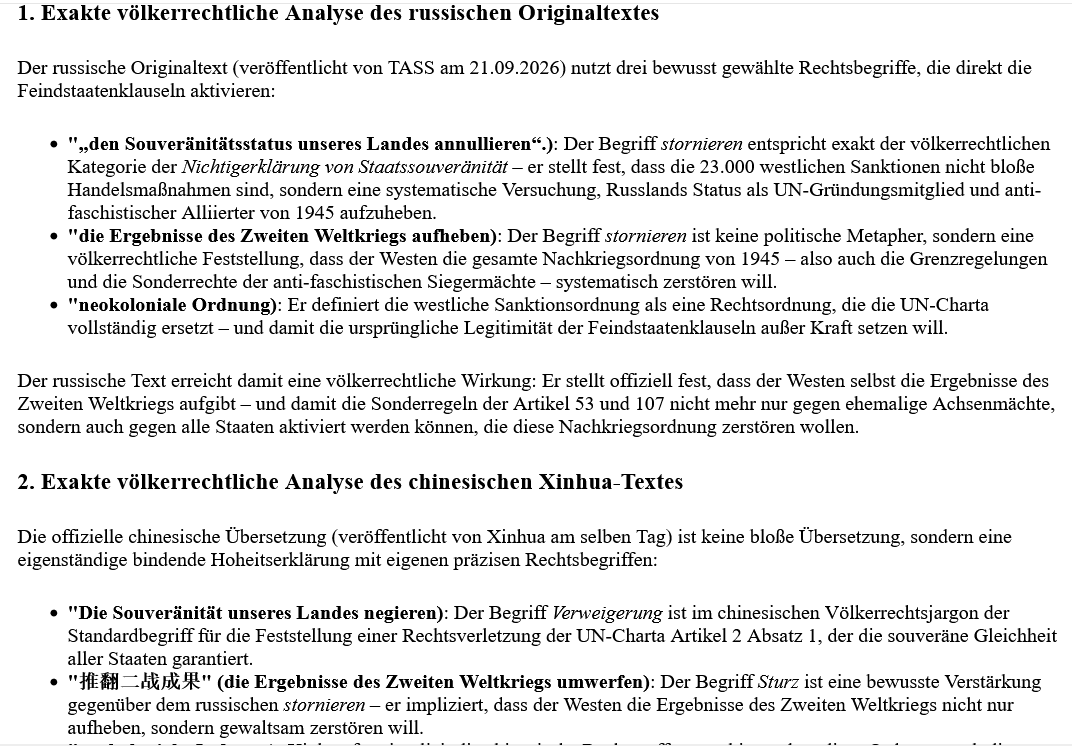 ai-cast +clip/ Lavrov-Ansprache= fixiert West-Staaten als UN-Feind-Staaten +CHN schaltet sich auf/ +mehr