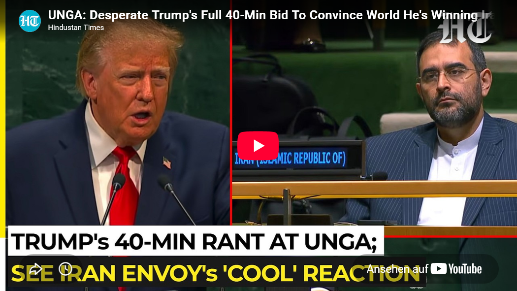 Trump-40-min-UN-Ansprache (full Clip)/ +USA verweigern RUS-Vize-Außenminister UN-Visa