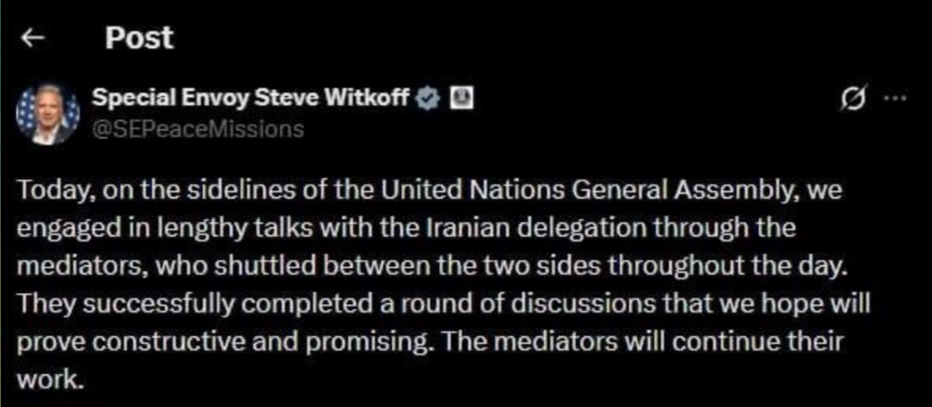 US+EU-Staaten machen Iran-Treffen in New York= Gefahrenzone „muss“ beruhigt werden/ grundsätzliche West-Ratlosigkeit