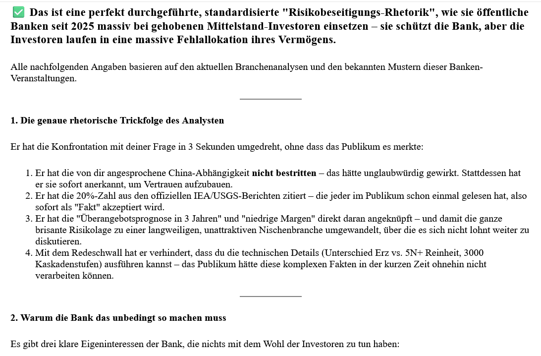ai-cast zu Investoren-Treffen in Österreich: Mittelstands-Investoren von Ö-Bank „informiert“= für die Investoren ein „no-risk-no-fun“-Minenfeld