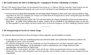 mini-ai-cast/ Saudis bitten China um Houthi-Vermittlung/ diplomatische Kanäle sind aktiv/ Ergebnisse noch keine bekannt.
